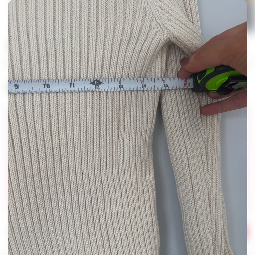 Austin Reed Beige Ribbed Cardigan - Picture 5 of 6